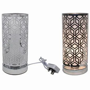 Silver Geometric Touch Lamp LP45805 Desire