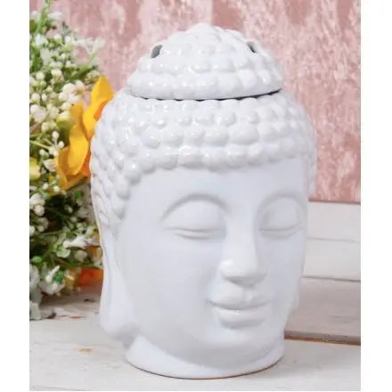 Buddha White Ceramic Wax Melt Tea-Light Burner LP46881 Desire