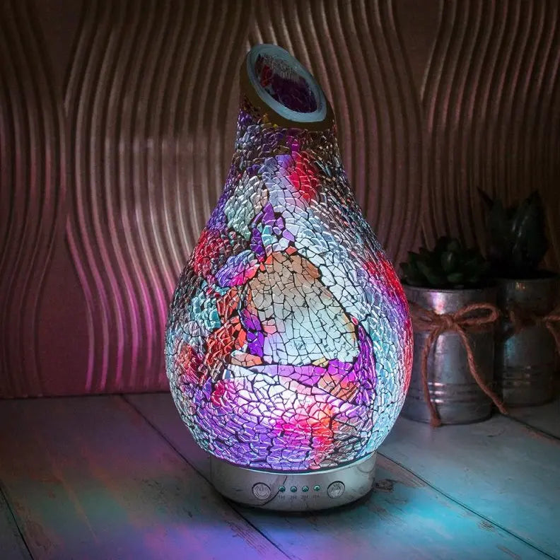 Desire Multi Coloured Mosaic Aroma Diffuser LP47481 Desire