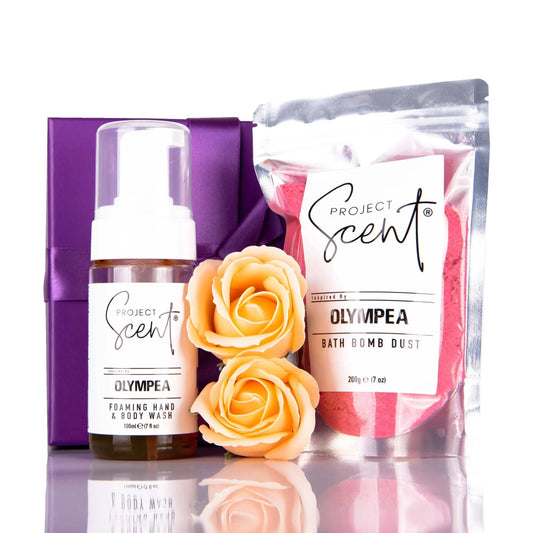 Luxury Handmade Foamer & Bath Dust Gift Box Project Scent