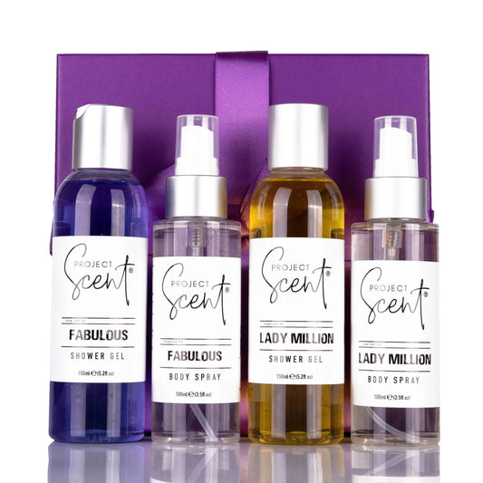 Designer-Inspired Scented Shower Gel and Body Spray Gift Box Project Scent