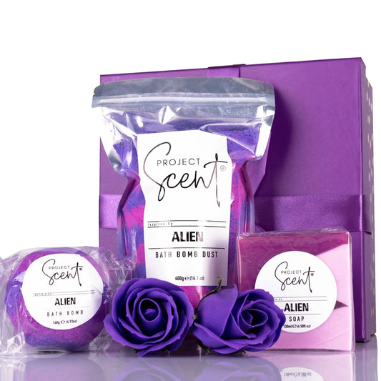 Bath Bomb, Dust & Soap Gift Set Project Scent
