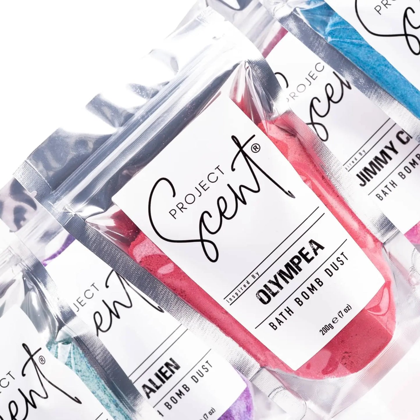 Mini Bath Dust Bundle 4 x 200g Bags Project Scent