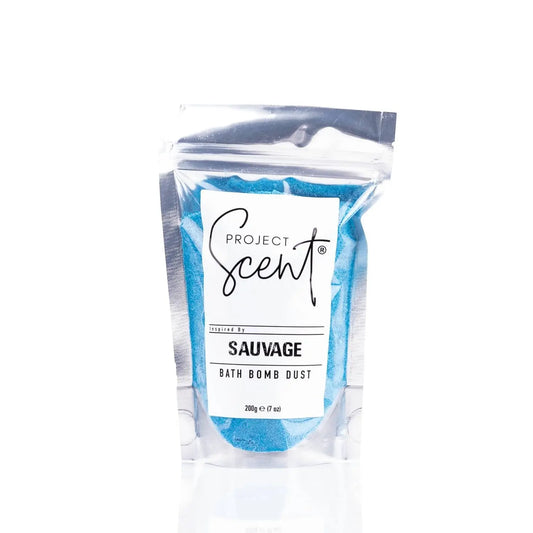 Sauvage Inspired Bath Bomb Dust 200g Project Scent
