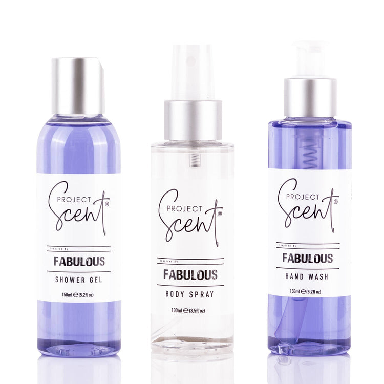 Fabulous Inspired bundles with handmade bath body and home fragrance products by Project Scent
