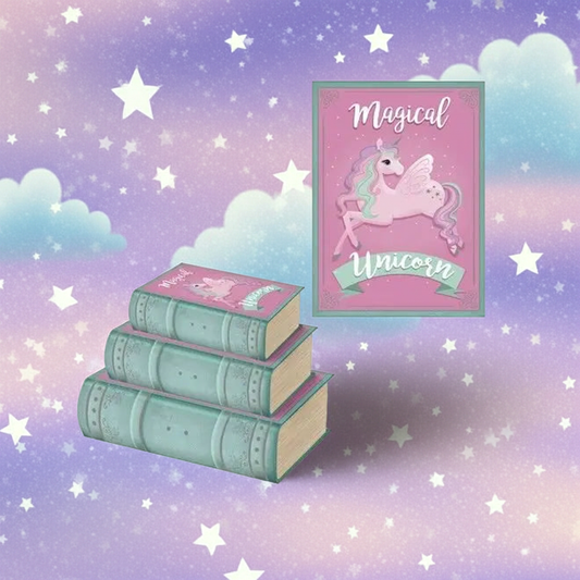 Magical Unicorn Book Gift Box