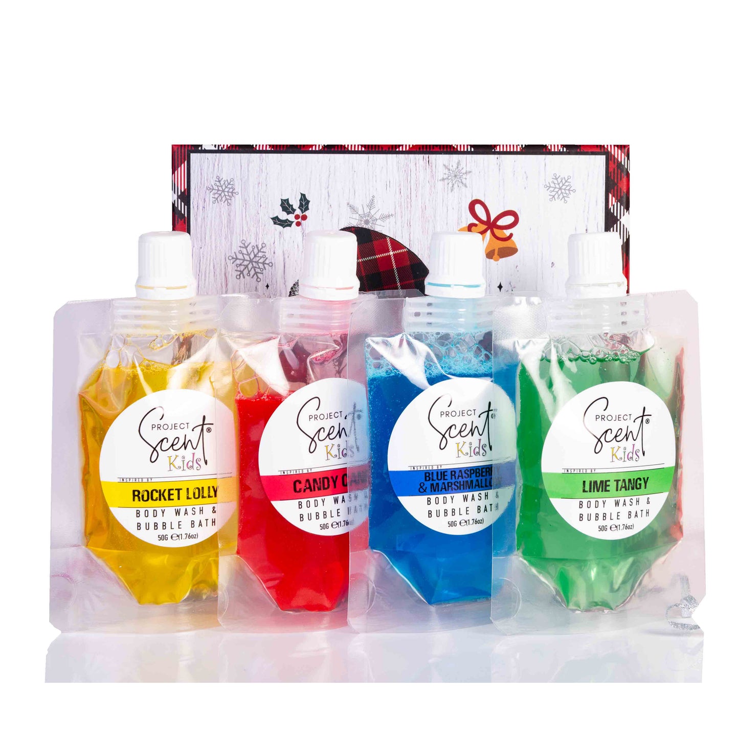 Christmas Kids 2 in 1 Body Wash/Bubble Bath Gift Set