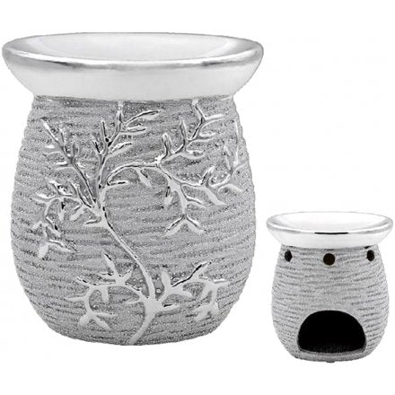 Silver Art Tea Light Wax Warmer LP46948