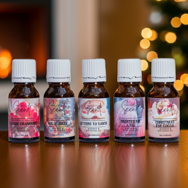 Seasonal Diffuser & Burner Oil 15ml | Christmas & Winter Fragrances | Handmade UK
