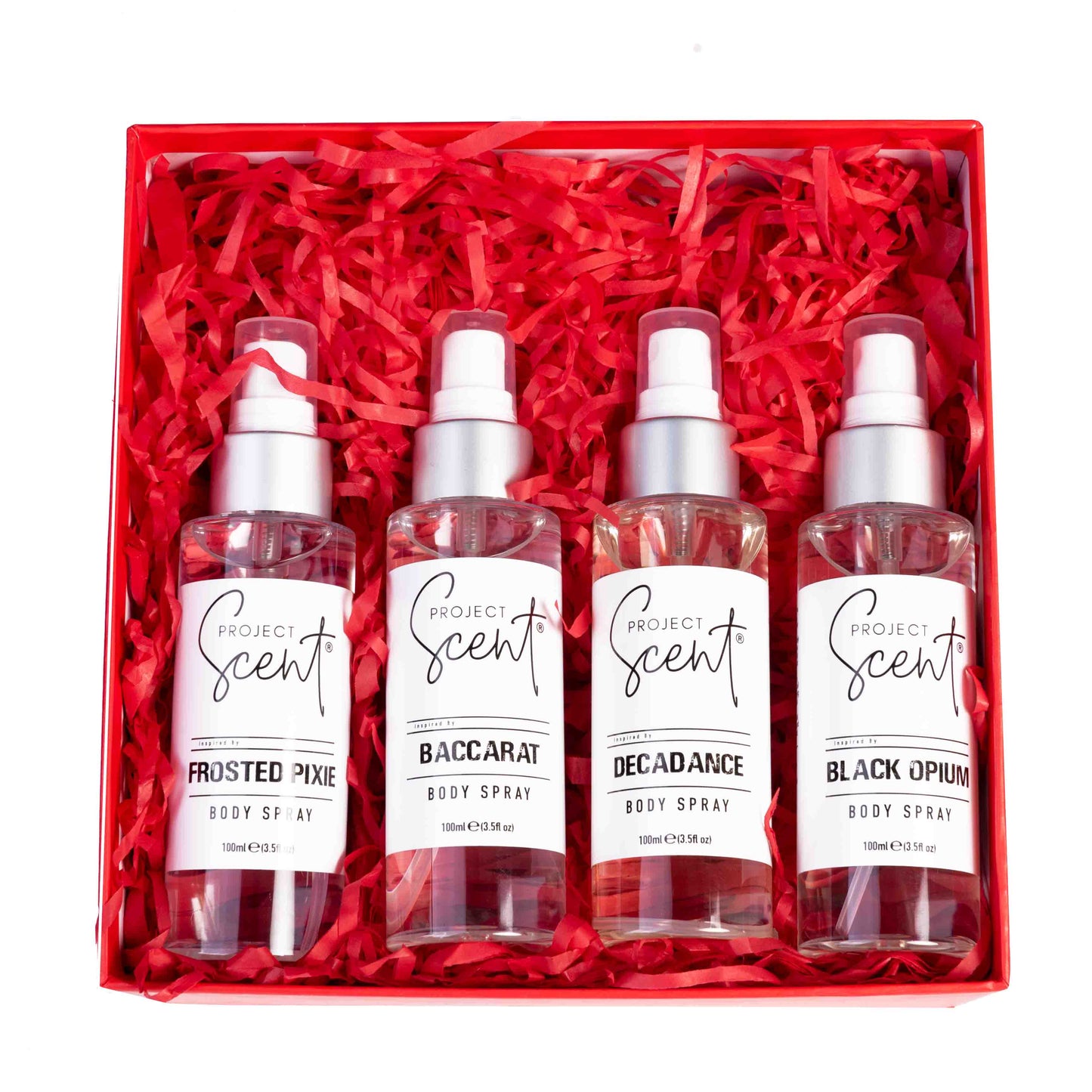 Christmas Perfume or Aftershave Inspired Body Spray Quad Gift Box