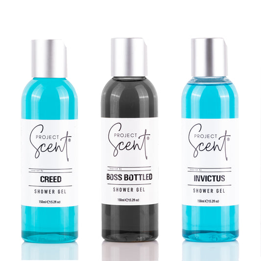 Aftershave Inspired Shower Gel Bundle – Boss, Creed & Invictus Dupe