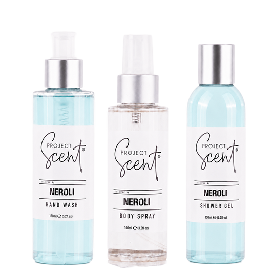 Neroli Inspired Bundle | Shower Gel, Hand Wash & Body Spray