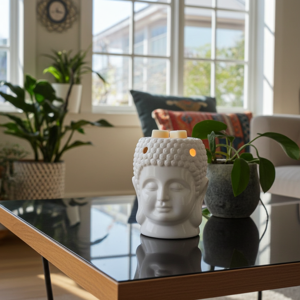 White Buddha Electric Wax Melt Burner