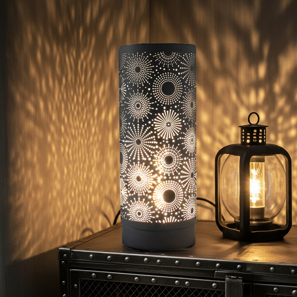 Wax Melt & Oil Burner White Sparkle Desire Aroma Lamp LP47083