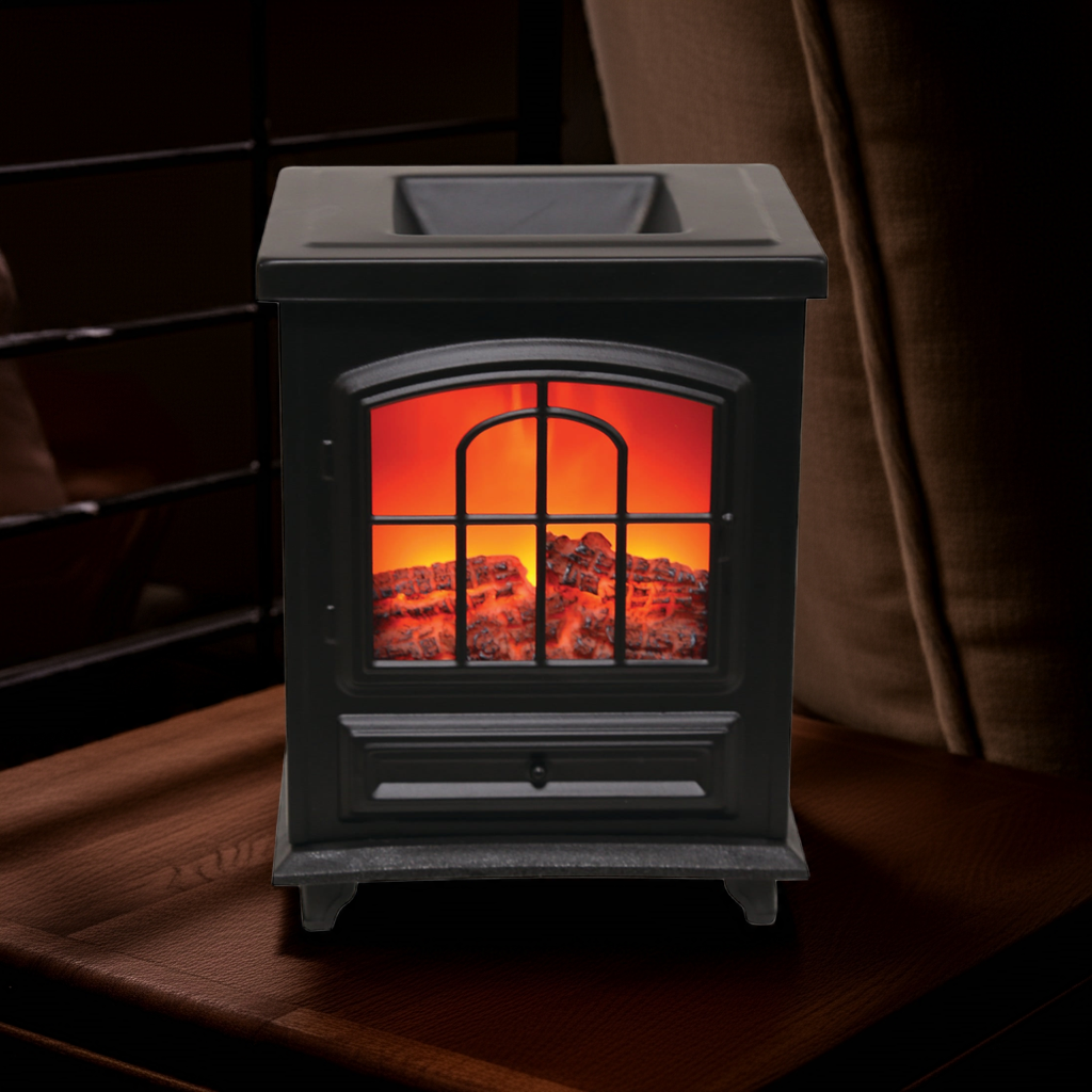 Burning Embers Black Electric Wax Melt Burner AR2355