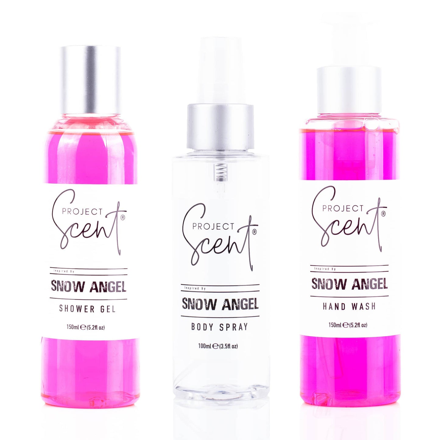 Project Scent Frosted Pixie Shower Gel, Hand Wash & Body Spray Bundle