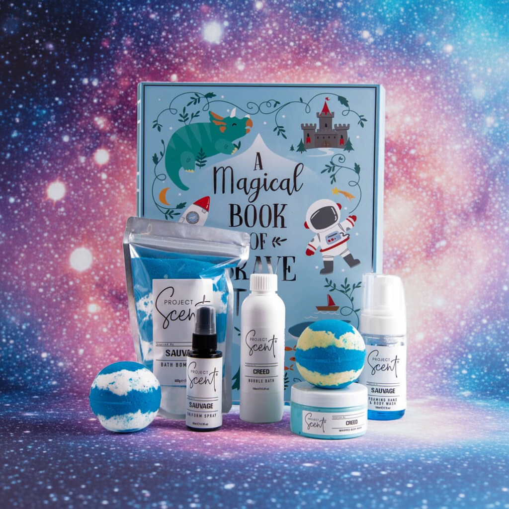 Book Gift Set – Kids Pamper Box with Bath Bombs & Bubble Bath