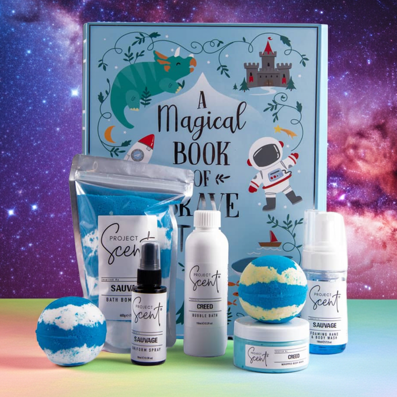 Book Gift Set – Kids Pamper Box with Bath Bombs & Bubble Bath
