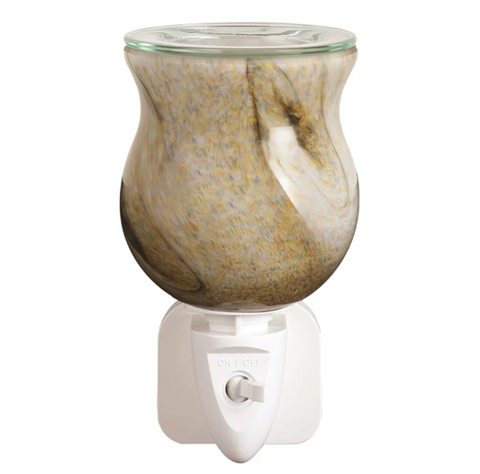 Wax Melter Plug-In – Natural Swirl (12cm) | Compact Electric Wax Burner AR2334