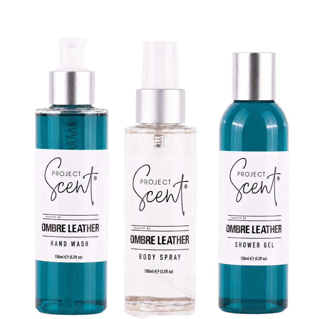 Ombre Leather Inspired Bundle | Shower Gel, Hand Wash & Body Spray