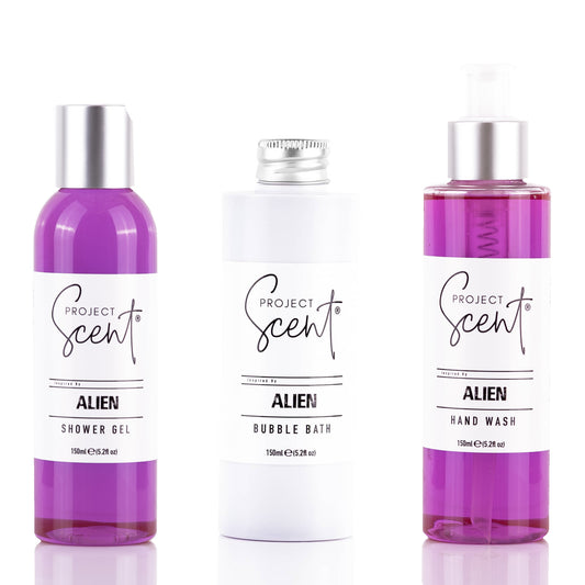 Alien Inspired Bath & Hand Bundle – Shower Gel, Bubble Bath & Hand Wash
