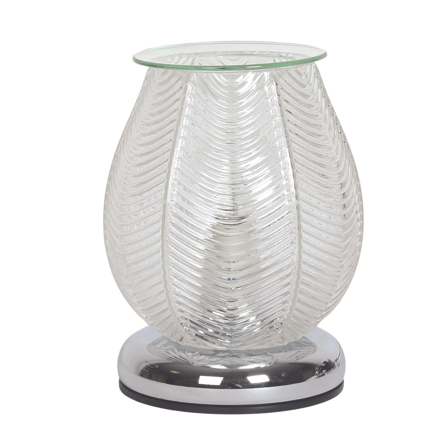 Electric Wax Melter Touch - Ribbed Clear Lustre 18cm AR1984