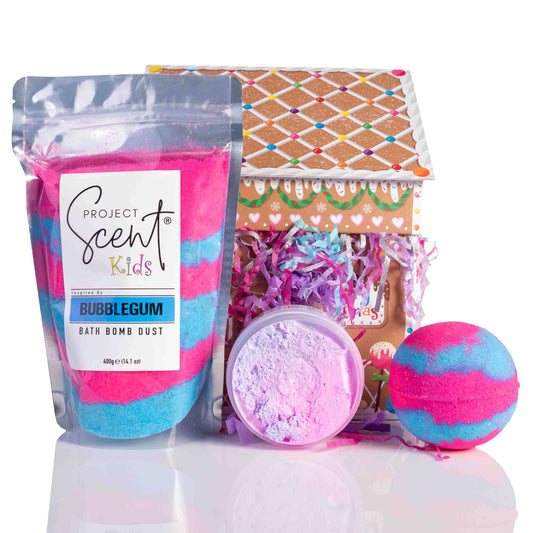 Gingerbread Fun Bath Bomb, Dust and Whip Gift Box