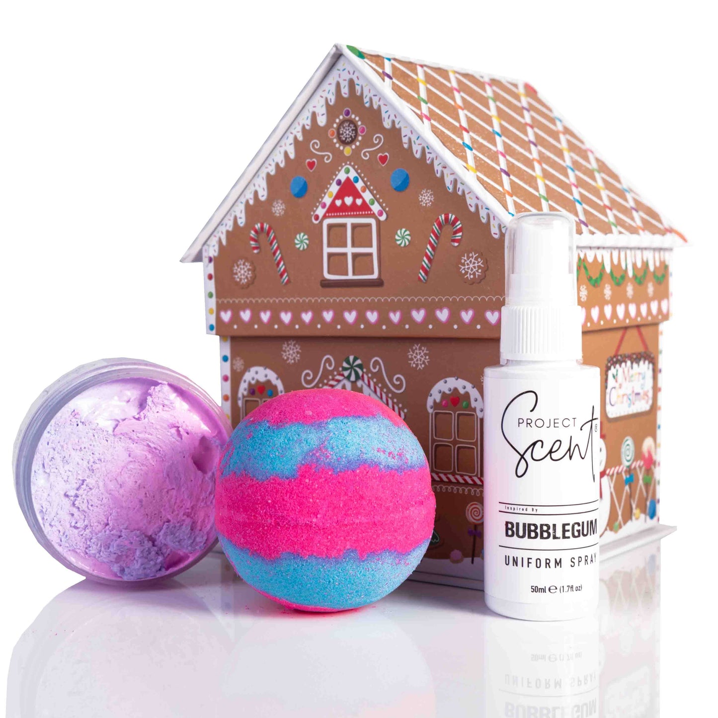 Gingerbread Fun Bath Bomb & Whip Gift Box