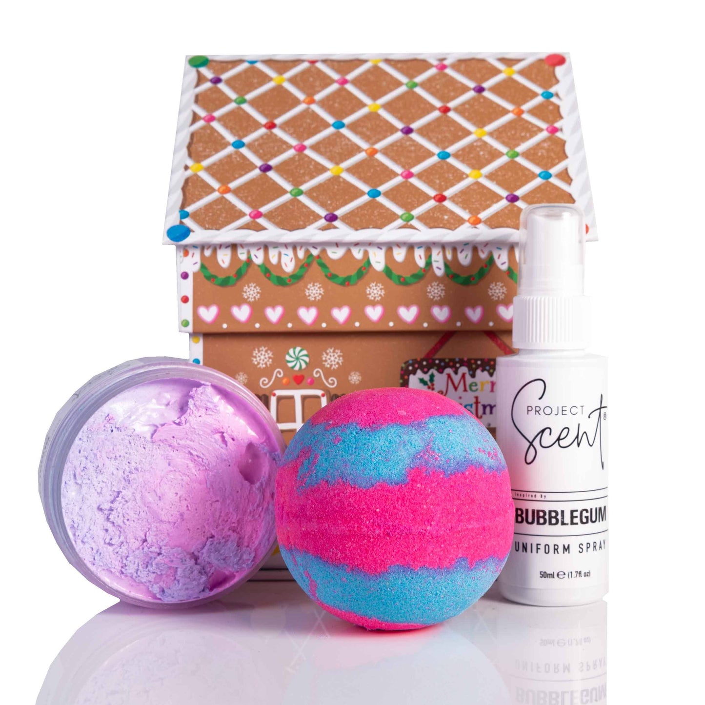 Gingerbread Fun Bath Bomb & Whip Gift Box