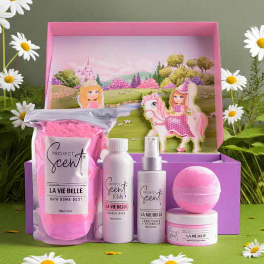 Princess Pop-Up Gift Box – Kids Pamper Set with Bath & Hair Treats