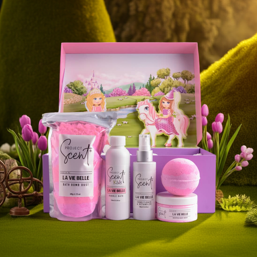 Princess Pop-Up Gift Box – Kids Pamper Set with Bath & Hair Treats