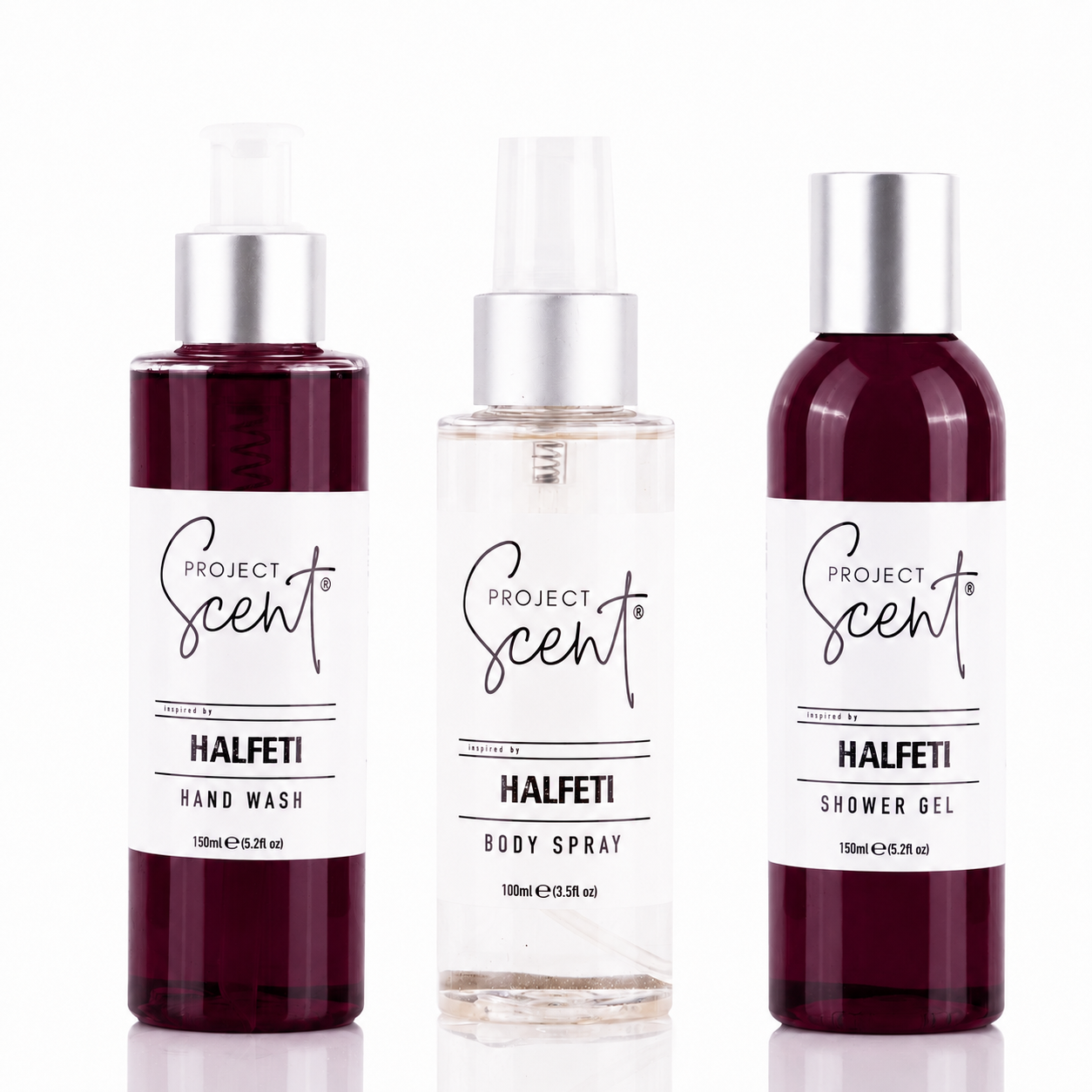 Halfeti inspired bundle with shower gel hand wash and body spray handmade in the UK