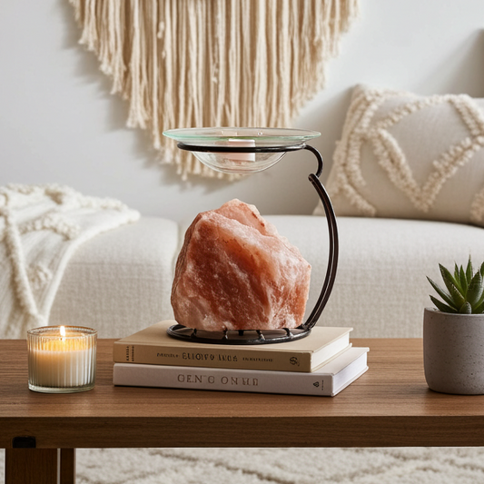 Himalayan Tea Light Rock Salt Wax & Oil Burner HE1543