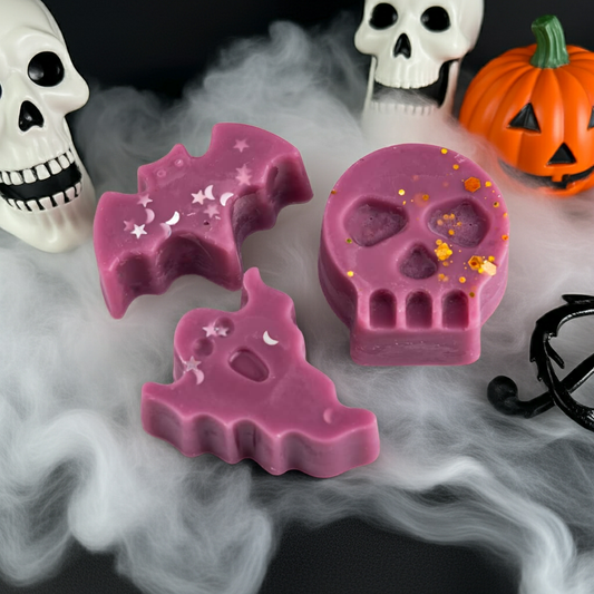 Spooky Wax Melts 35g | Pack of 3 Mixed Halloween Shapes | Witches Brew Scent