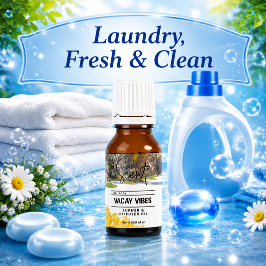 Laundry, Clean & Fresh Burner & Diffuser Oils – 15ml & 30ml