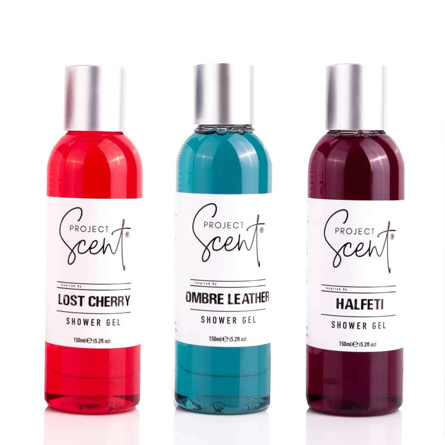Aftershave Inspired Shower Gel Bundle – Lost Cherry, Ombre Leather & Halfeti Dupe