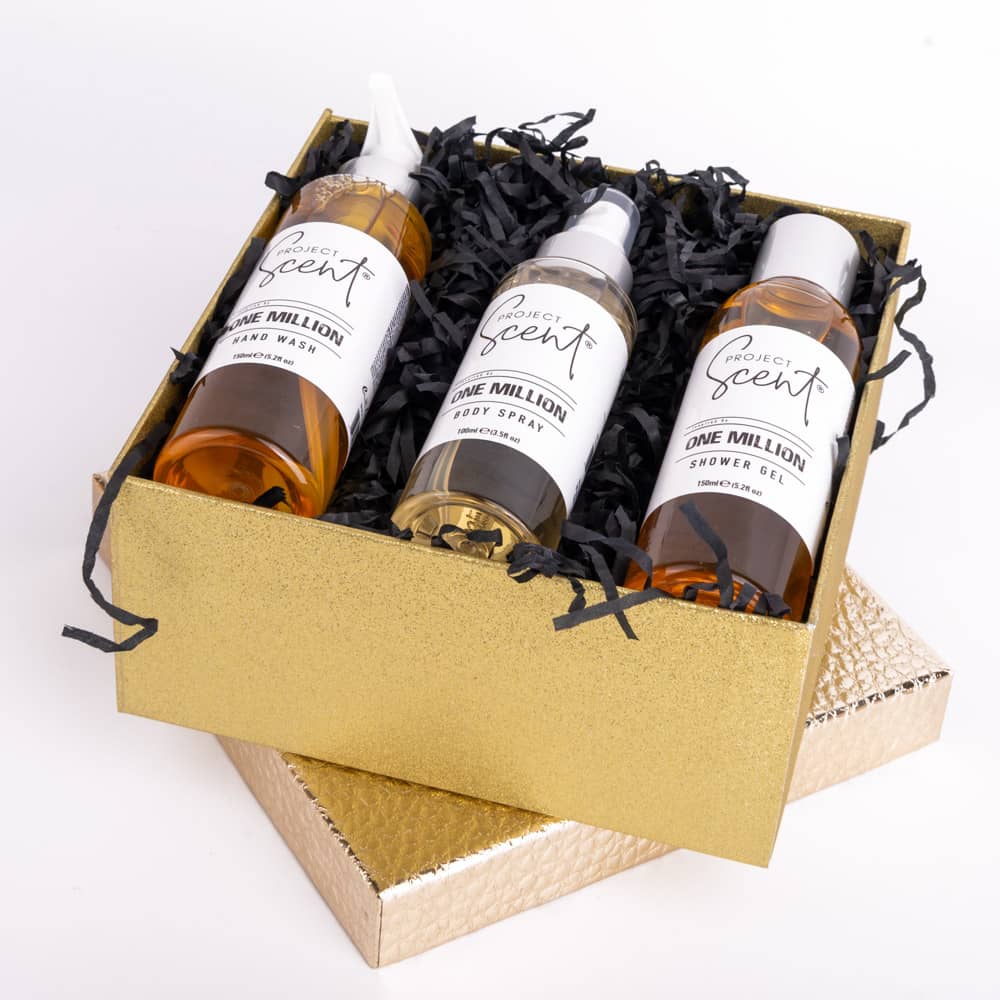 Men’s Christmas Gift Set – Shower Gel, Hand Wash & Body Spray