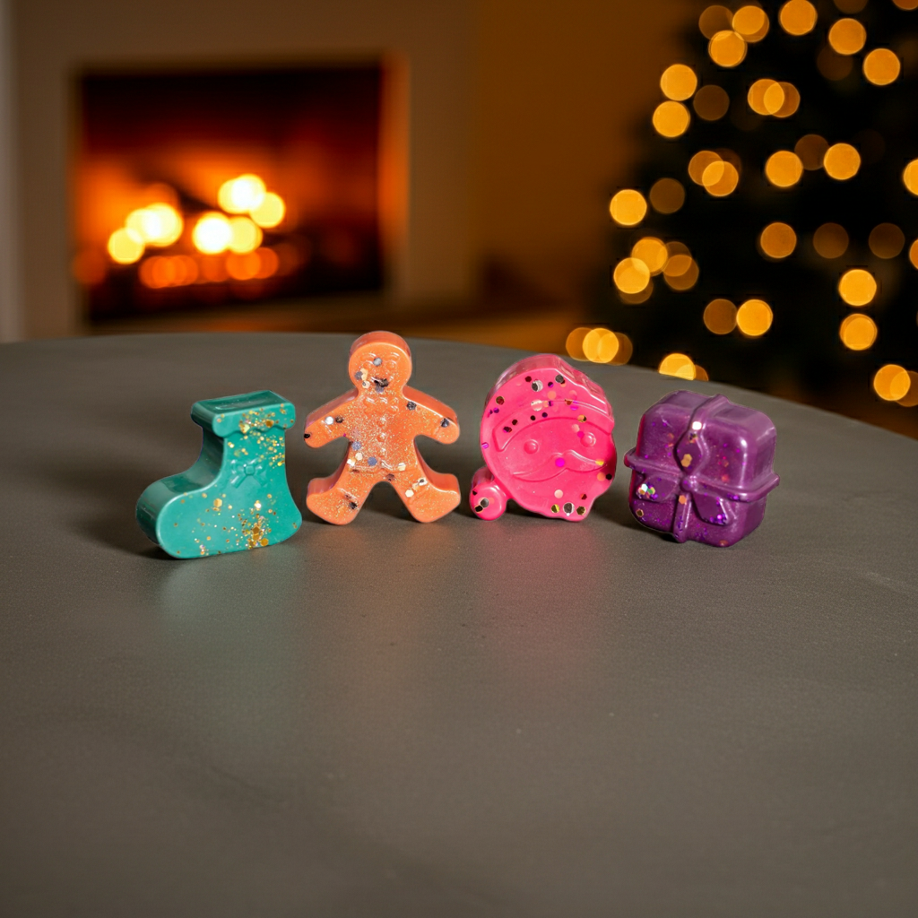 Mega Melt Wax Shapes 30g | Christmas Shapes & Festive Scents | Handmade UK