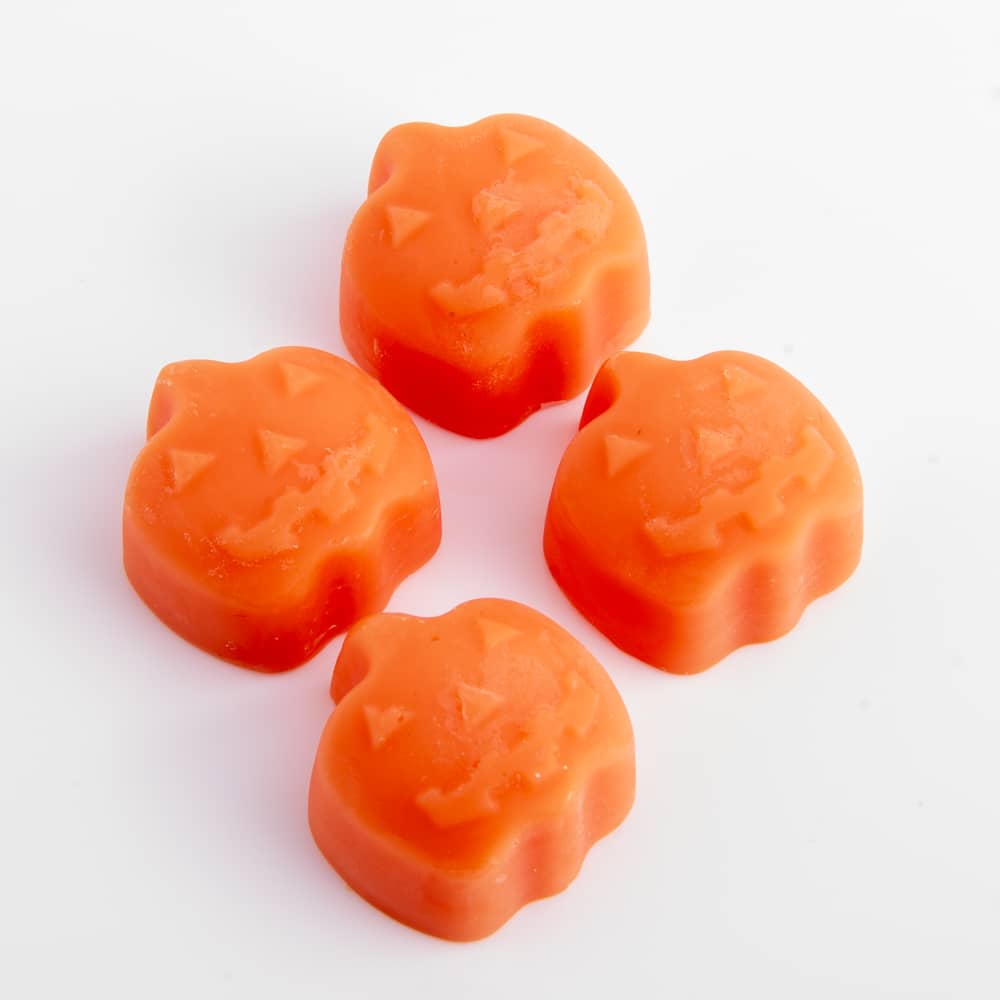 Pumpkin Wax Melts 35g | Pack of 4 Small Pumpkin Shapes | Pumpkin Marshmallow Scent