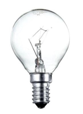 Spare E14 40W bulb for compatible electric wax melters