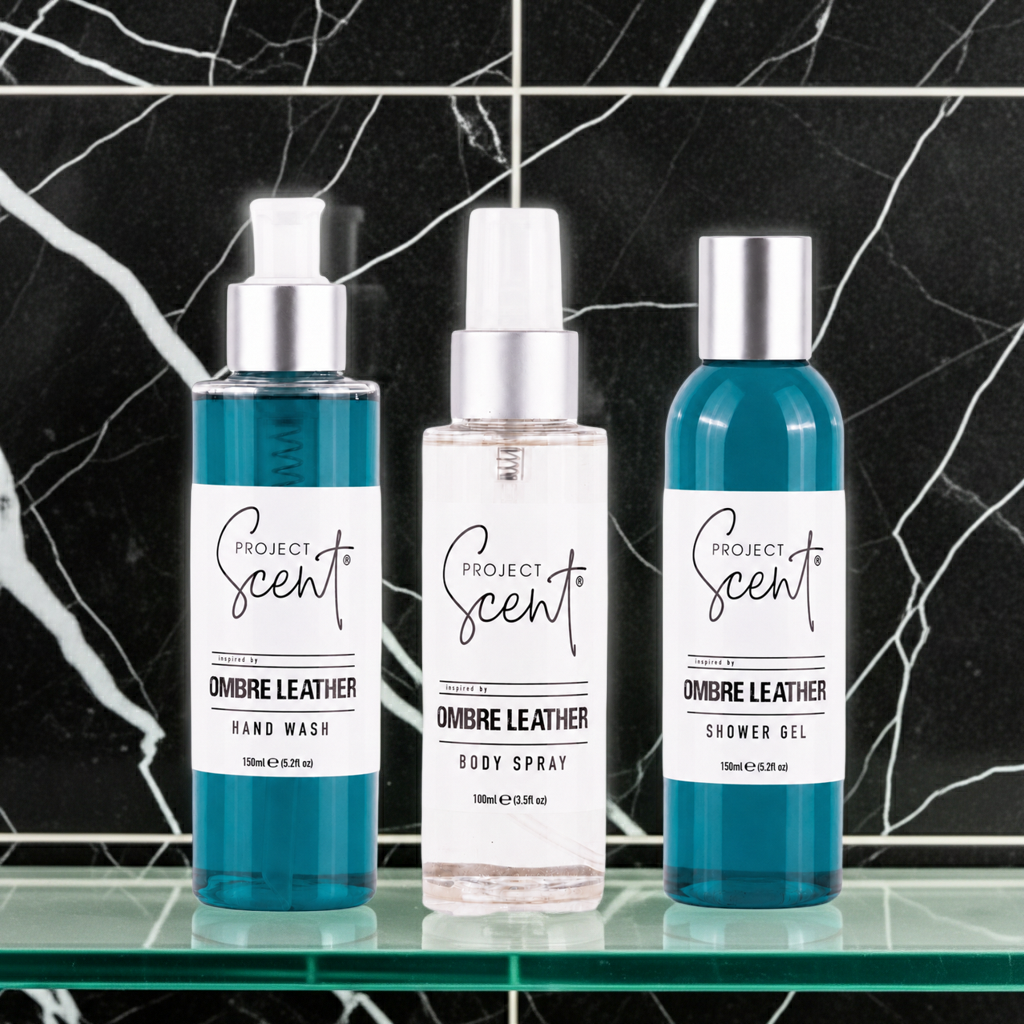Ombre Leather Inspired Bundle | Shower Gel, Hand Wash & Body Spray