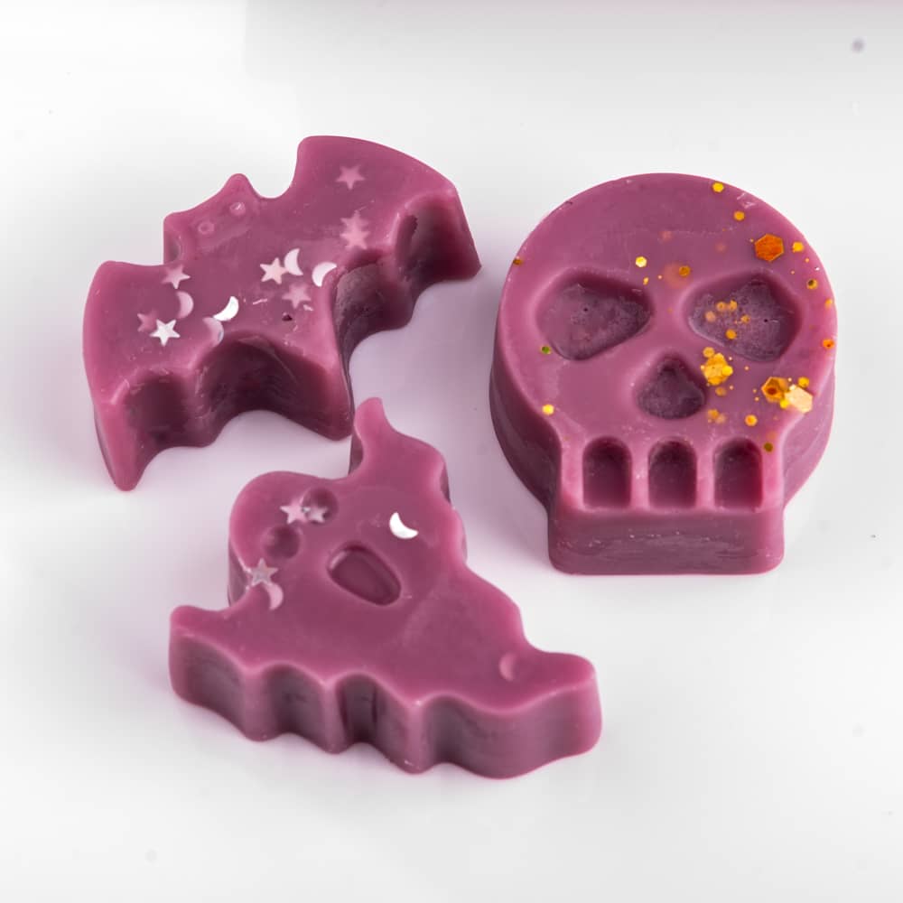 Spooky Wax Melts 35g | Pack of 3 Mixed Halloween Shapes | Witches Brew Scent