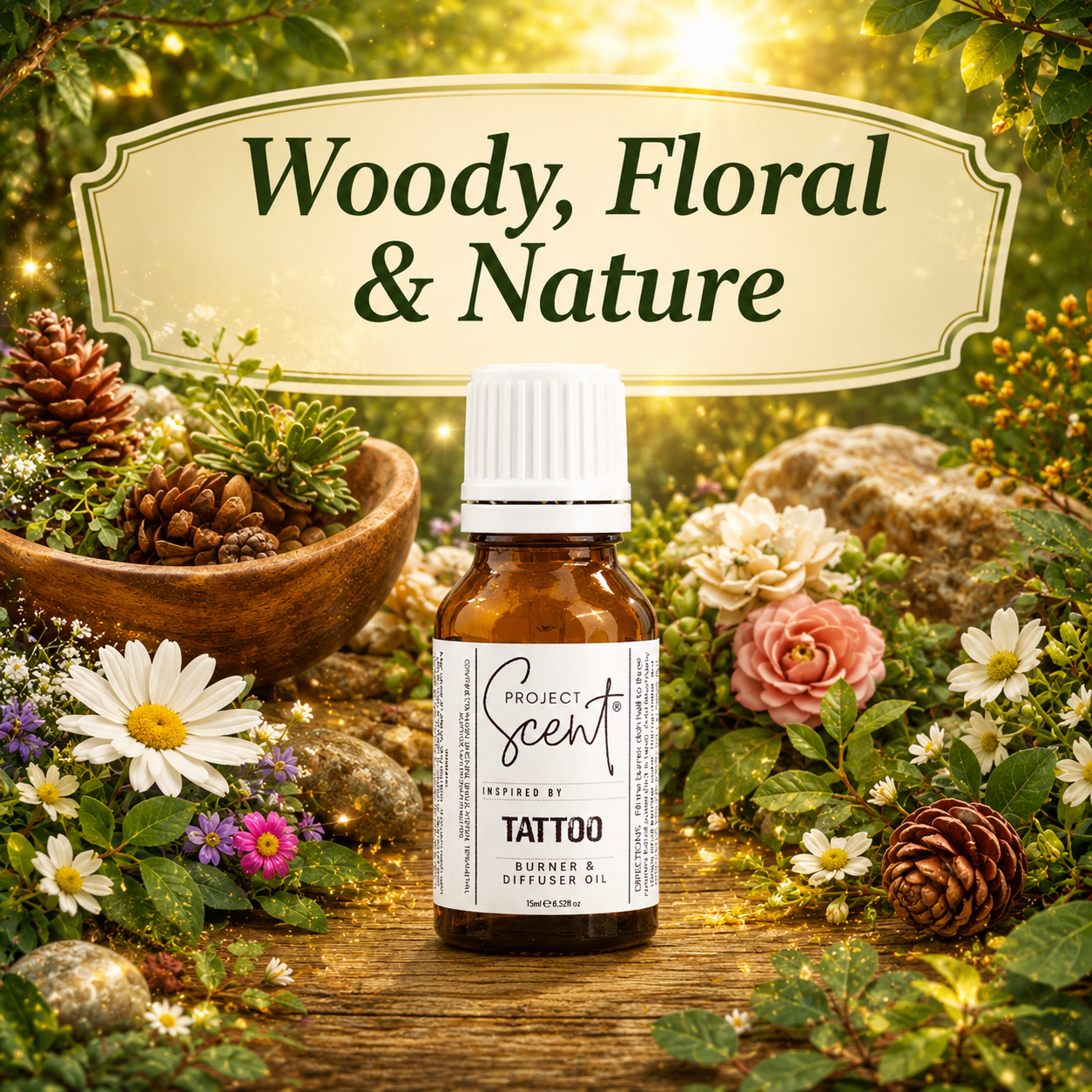 Woody, Floral & Nature Inspired Burner & Diffuser Oils – 15ml & 30ml