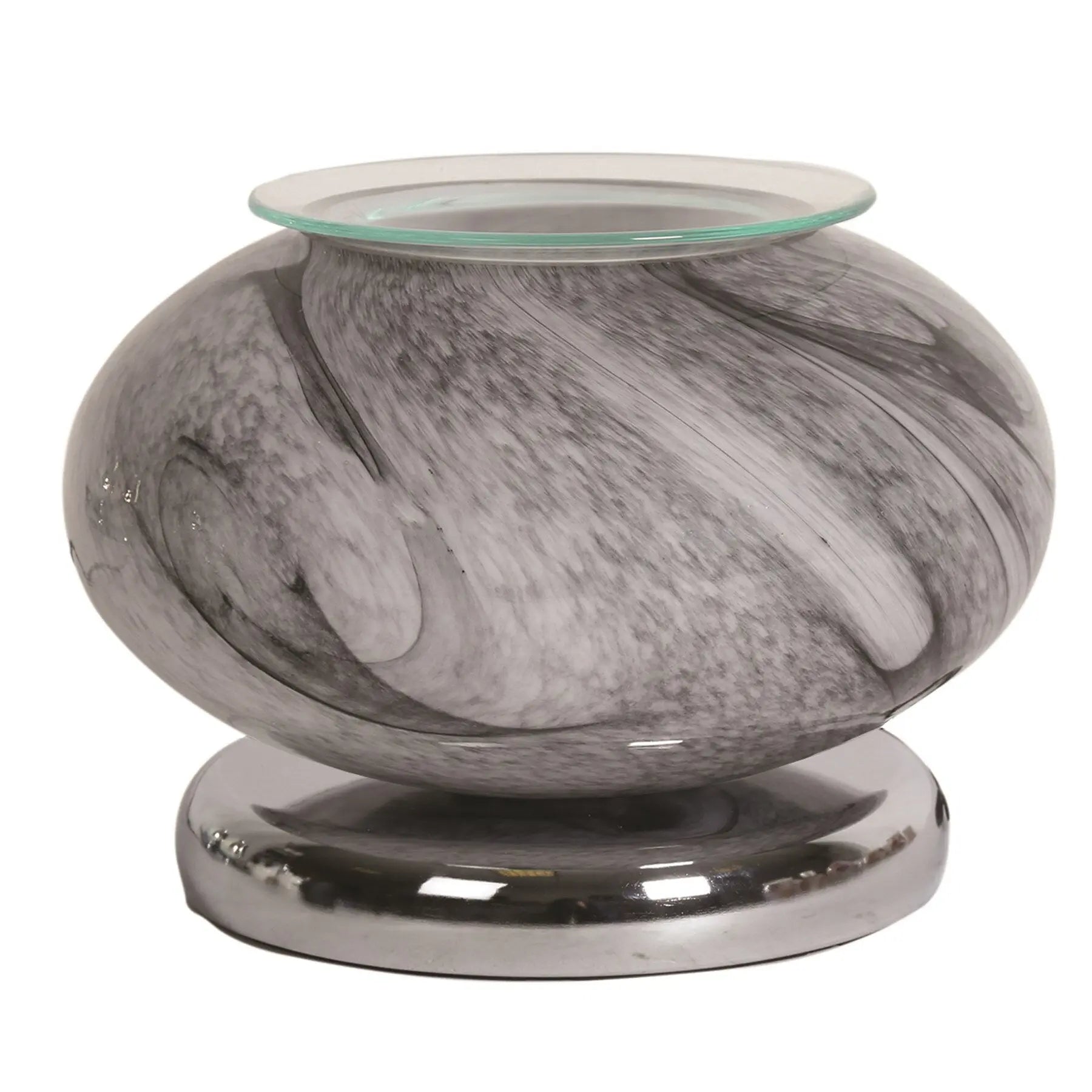 Electric Wax Melt Burner Touch - Grey Marble Ellipse AR1605 Aroma