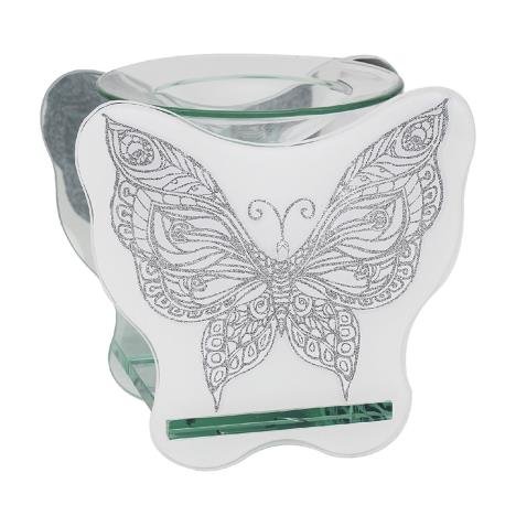 Butterfly Glass Tea Light Wax Melt Burner