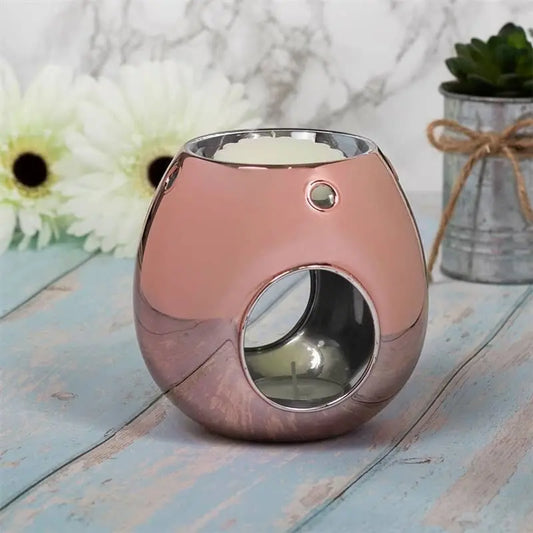 Glass Wax Melter - Rose Gold / Copper LP46796 Desire