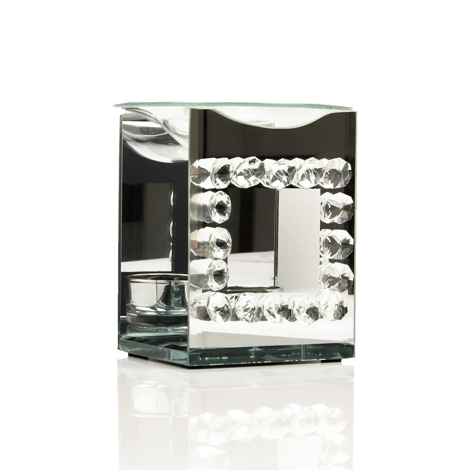Large Diamante Glass Wax & Oil Burner My Store