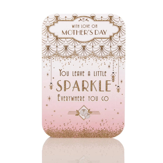 Mothers Day Your Leave Sparkle Card My Store