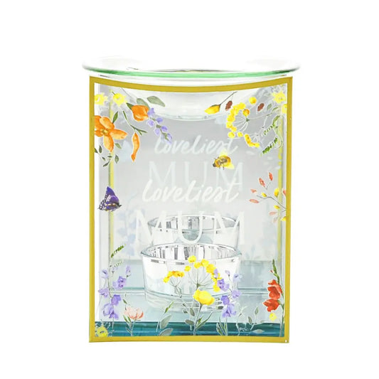 Worlds Loveliest Nanna Glass Tea Light Wax Burner Project Scent