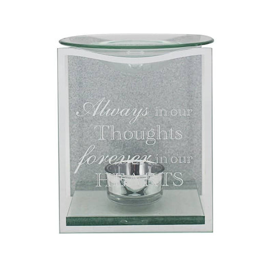 In Our Thoughts Glass Panel Oil Burner LP46607